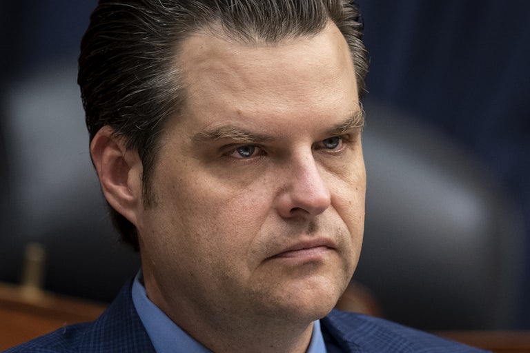 Matt Gaetz scowls