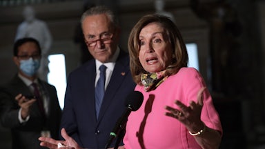 Speaker of the House Nancy Pelosi and Senate Majority Leader Chuck Schumer