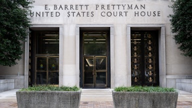The E. Barrett Prettyman Courthouse in Washington, D.C.
