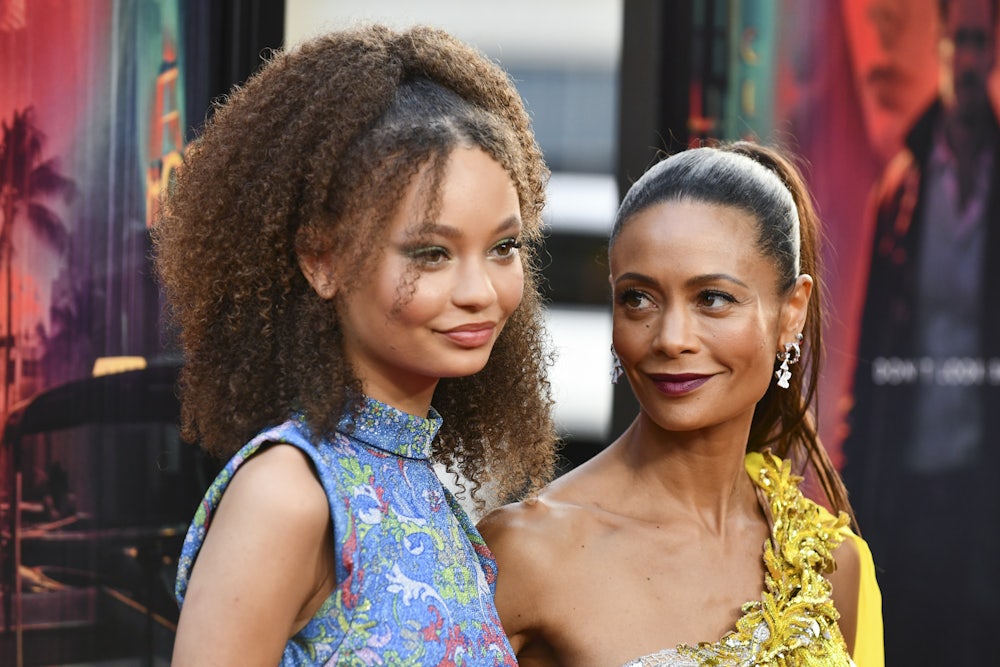 Nico Parker and her mother, Thandiwe Newton