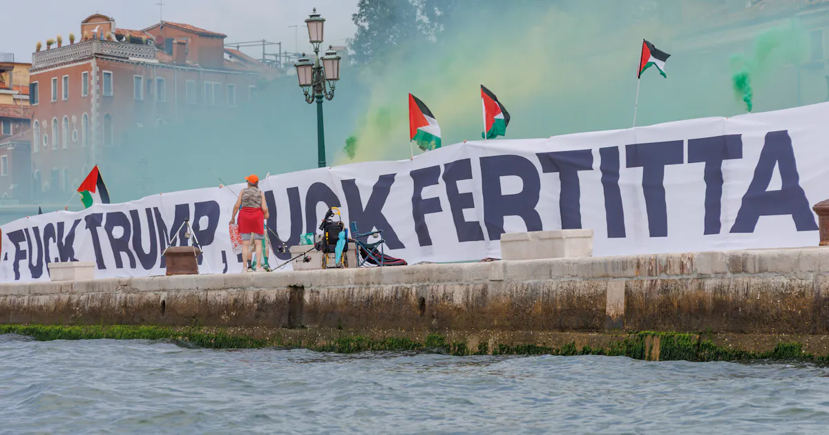 Protesters Confront Trump Envoy on His “Super Yacht Diplomacy Tour”