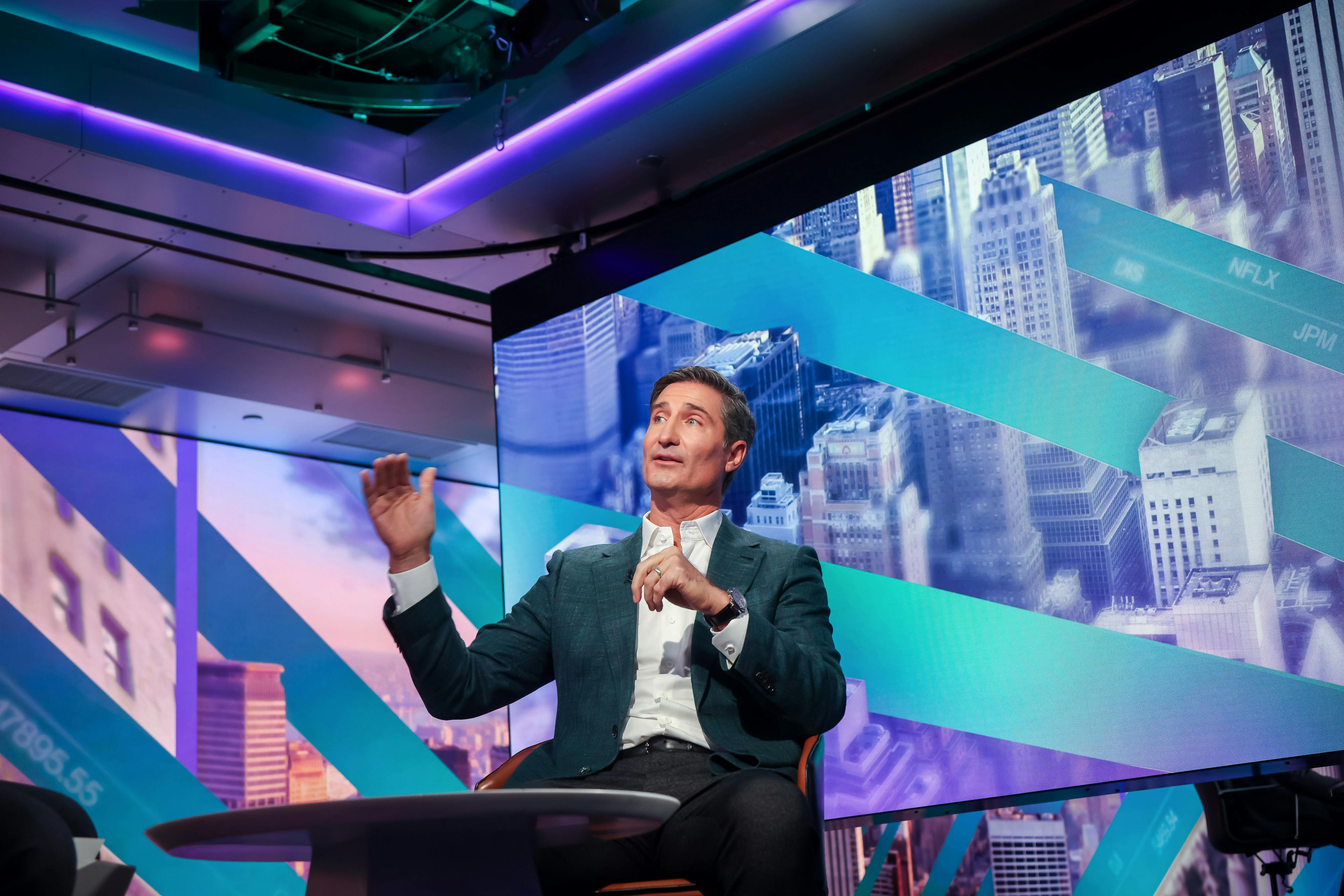 Brian Niccol, chief executive officer of Starbucks Corp., during a Bloomberg Television interview.