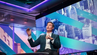Brian Niccol, chief executive officer of Starbucks Corp., during a Bloomberg Television interview.