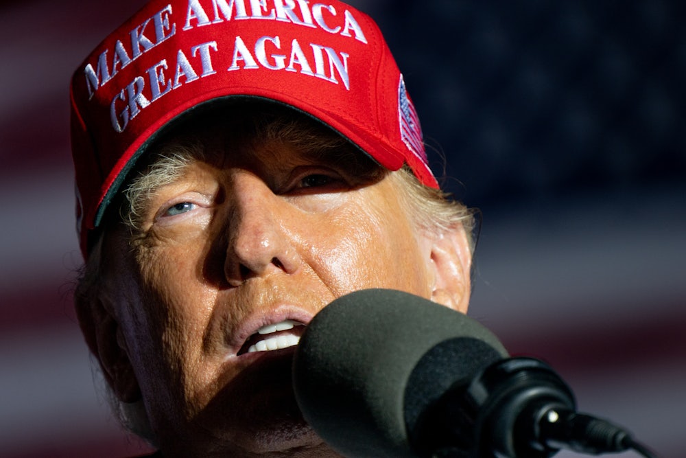 Trump speaks at a "Save America" rally