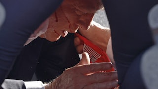 Trump shot at rally