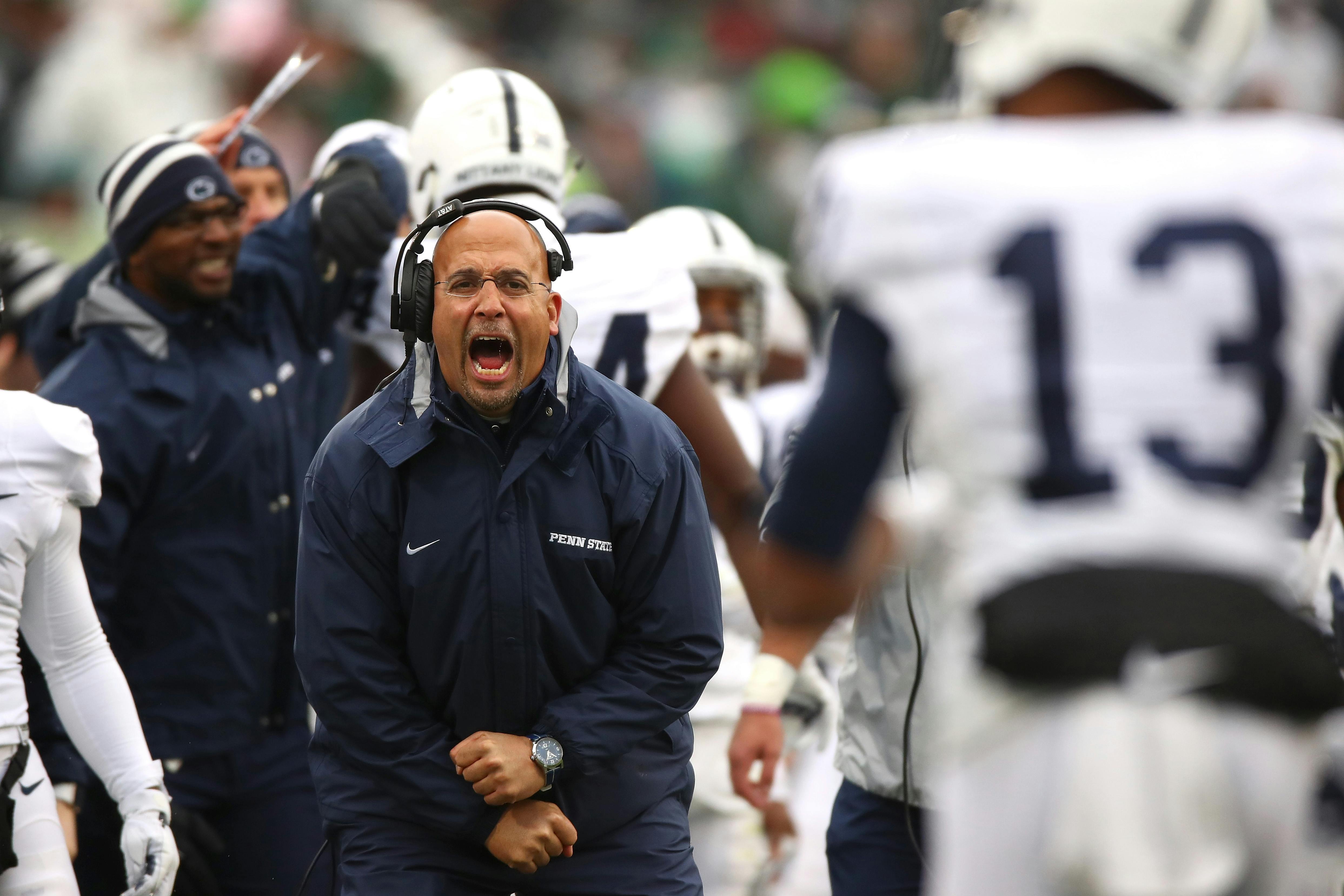 Penn State head coach James Franklin