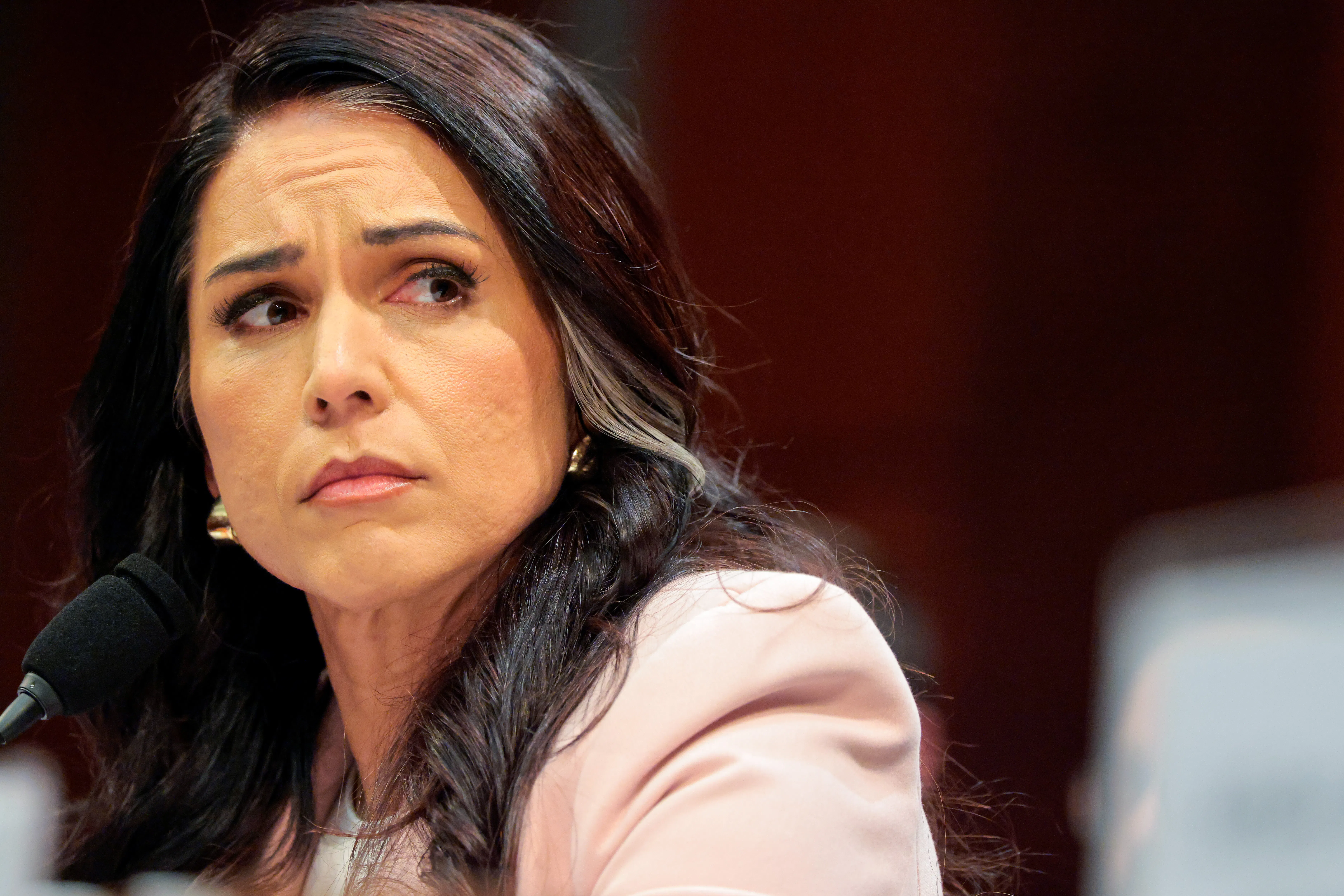 Director of National Intelligence Tulsi Gabbard testifies in Congress.