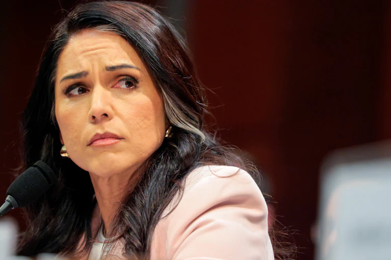 Director of National Intelligence Tulsi Gabbard testifies in Congress.