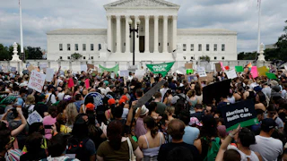 On June 24, 2022, thousands of abortion-rights activists gathered in front of the U.S. Supreme Court after the court announced its ruling in Dobbs v. Jackson Women’s Health Organization, which erased a federal right to abortion.