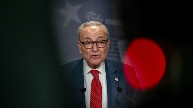 Chuck Schumer during a news conference at the U.S. Capitol in Washington, D.C.