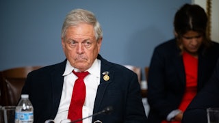Representative Ralph Norman sits in a House committee hearing