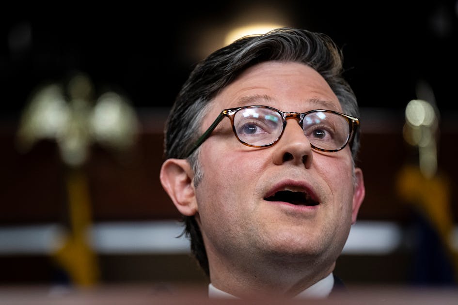 newrepublic.com - Edith Olmsted - Is Mike Johnson the Reason Trump Didn't Reveal His Health Care Plan?