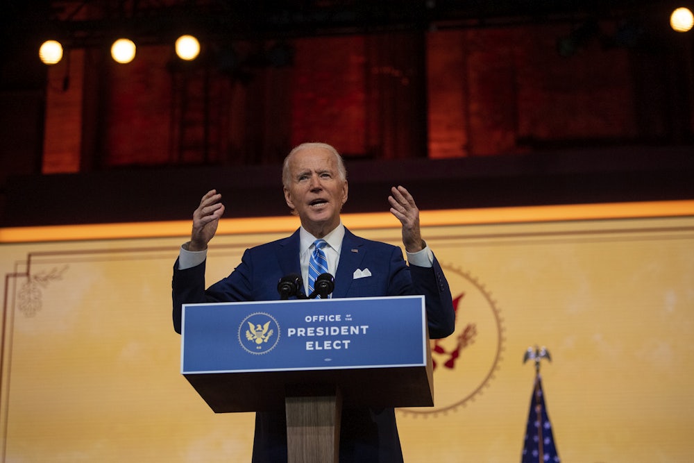 Joe Biden delivers a Thanksgiving address.
