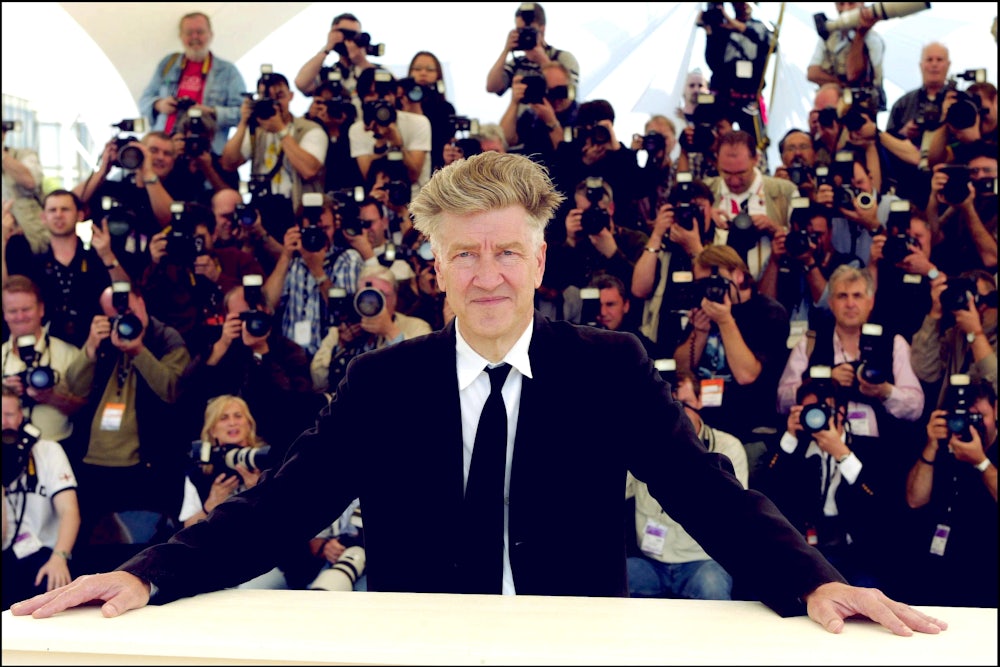 David Lynch at the Cannes Film Festival in May 2002