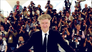 David Lynch at the Cannes Film Festival in May 2002