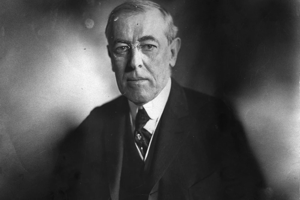 The 28th President of the United States, Woodrow Wilson