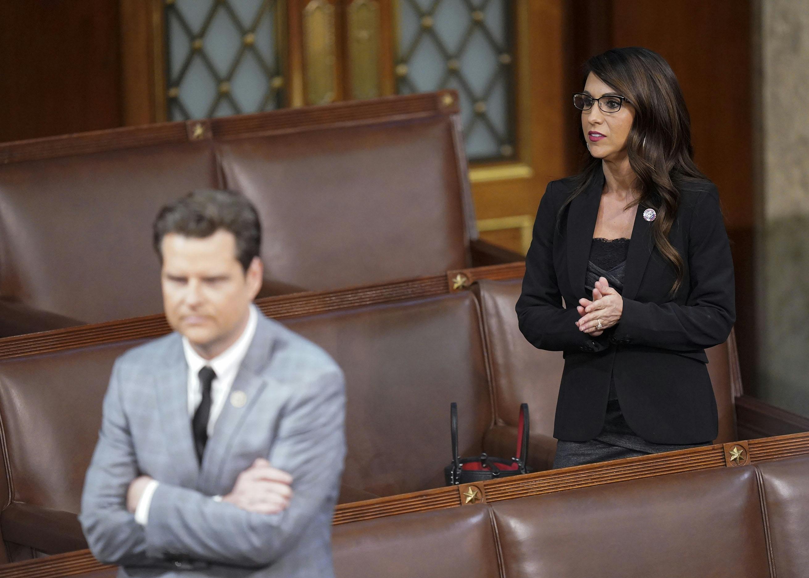 Lauren Boebert and Matt Gaetz