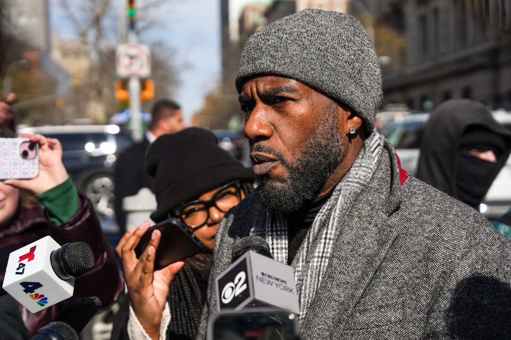 New York City Public Advocate Jumaane Williams speaks to the media following a protest with Columbia University students after federal agents from the Department of Homeland Security entered a university residential building and detained Columbia neuroscience student, Ellie Aghayeva early Thursday morning, on February 26, 2026.