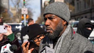 New York City Public Advocate Jumaane Williams speaks to the media following a protest with Columbia University students after federal agents from the Department of Homeland Security entered a university residential building and detained Columbia neuroscience student, Ellie Aghayeva early Thursday morning, on February 26, 2026.