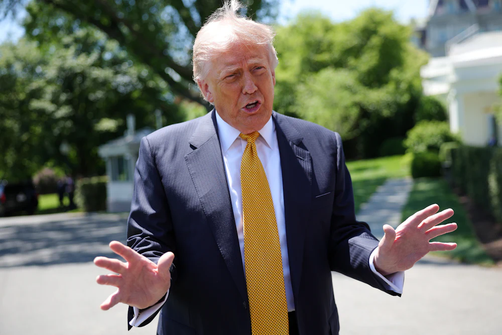 Trump at the White House