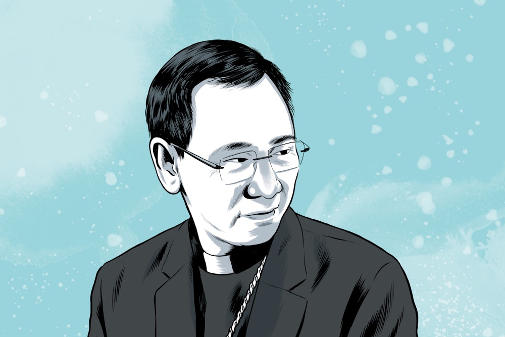 Illustrative portrait of Bishop Michael Pham