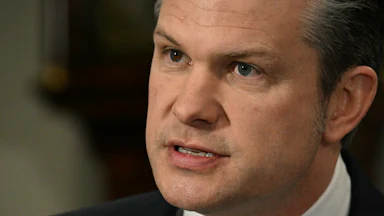 Defense Secretary Pete Hegseth speaks