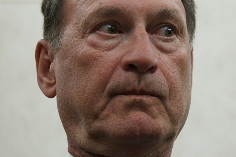 Samuel Alito Can’t Even Lie Properly About That Upside-Down Flag