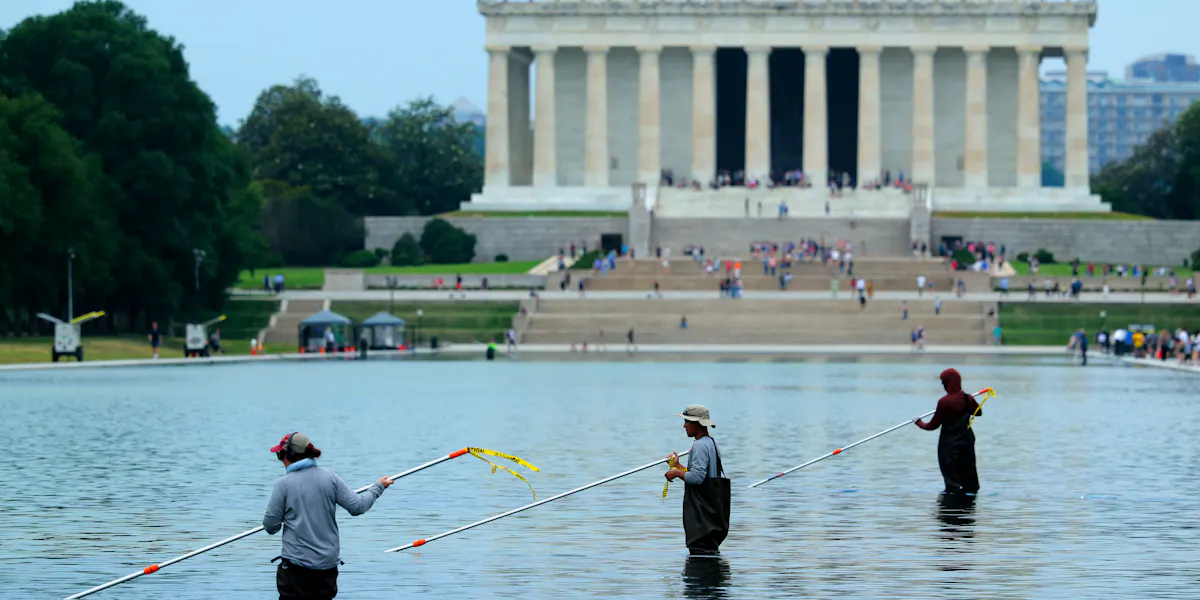Vandalism at the Reflecting Pool? Yes—It Was Committed by Donald Trump