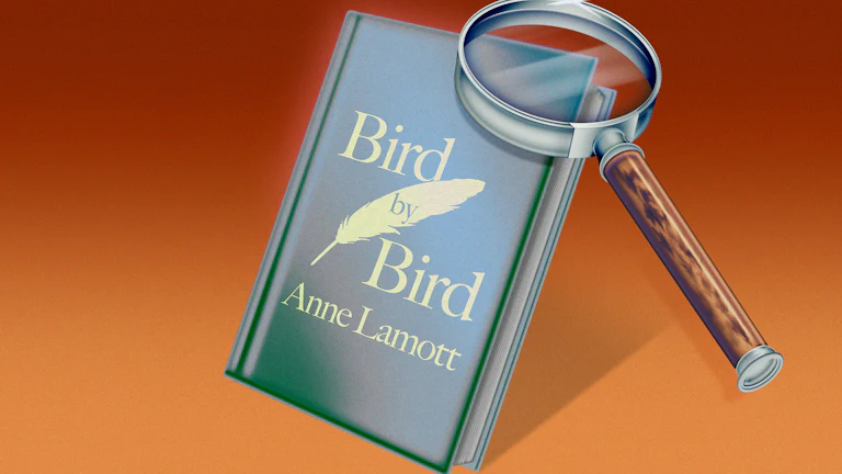Illustration of the book "Bird by Bird" by Anne Lamott