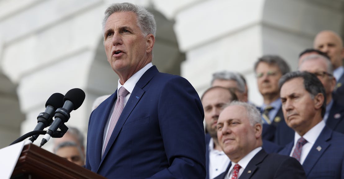 Kevin McCarthy Begs Republicans to Back His Unfinished Debt Ceiling Plan Kevin McCarthy Begs Republicans to Back His Unfinished Debt Ceiling Plan