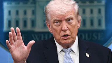 President Trump speaks angrily