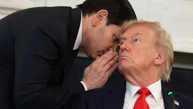 President Trump and Secretary of State Marco Rubio