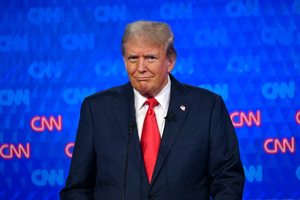 Donald Trump during the June 27 debate