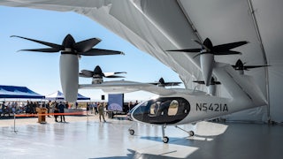 This picture depicts an unusual-looking aircraft.