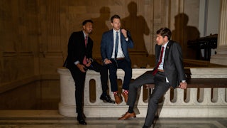 Staffers get a rare break in the Russell Senate Office Building