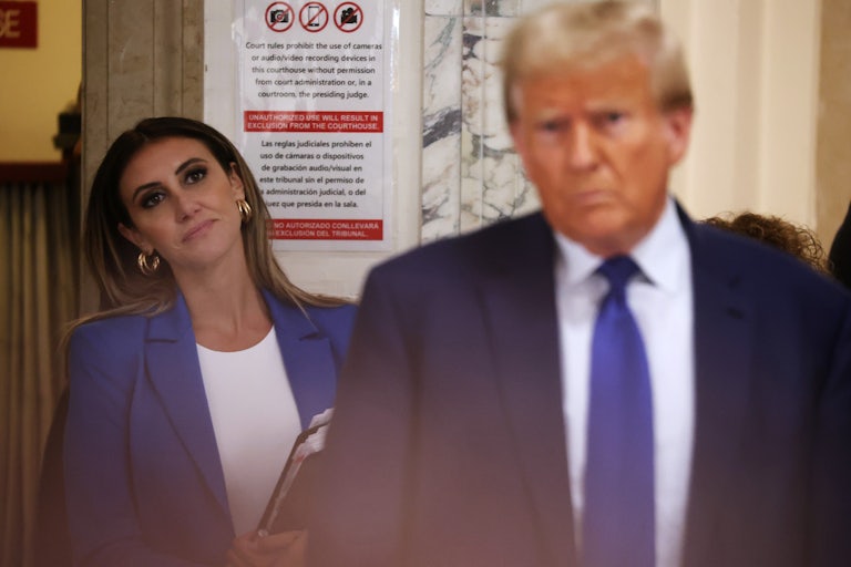 Alina Habba and Donald Trump