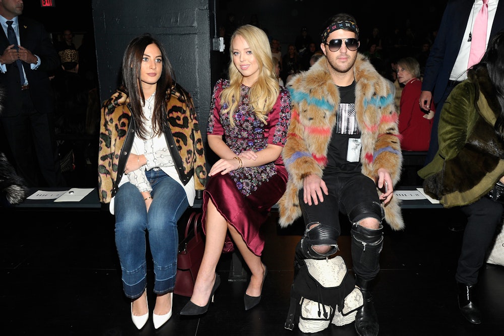 Tiffany Trump at a New York Fashion Week