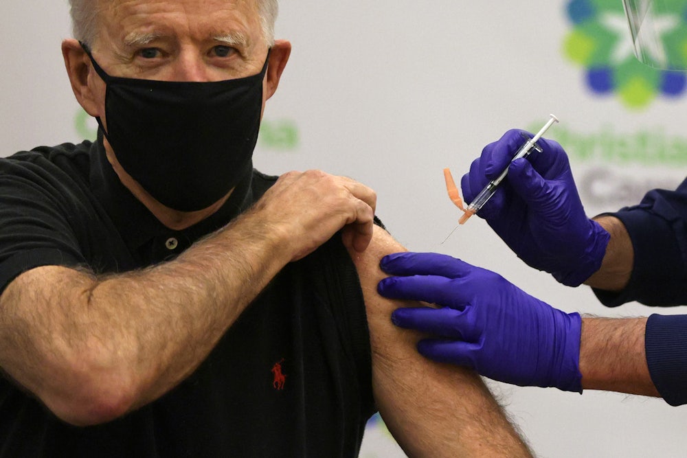 President-Elect Joe Biden receives the second dose of the Pfizer/BioNTech Covid-19 vaccine.