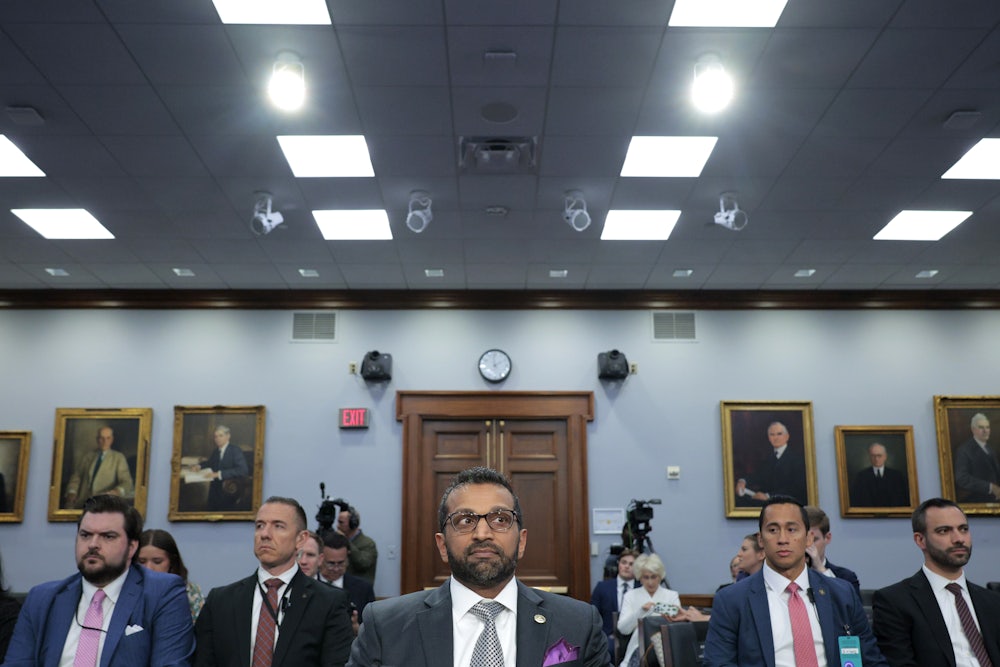 FBI Director Kash Patel arrives to testify before the House Appropriations Committee on Capitol Hill on May 07, 2025 in Washington, D.C.