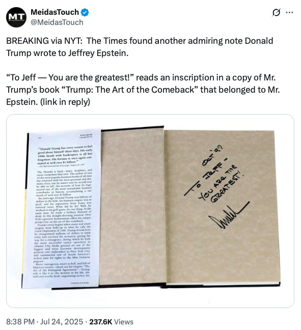 Screenshot of a tweet