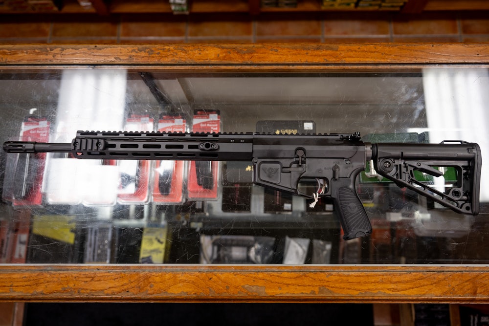 An AR-15 rifle