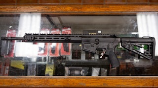 An AR-15 rifle