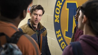 Brian Jordan Alvarez plays Evan Marquez in The English Teacher on FX