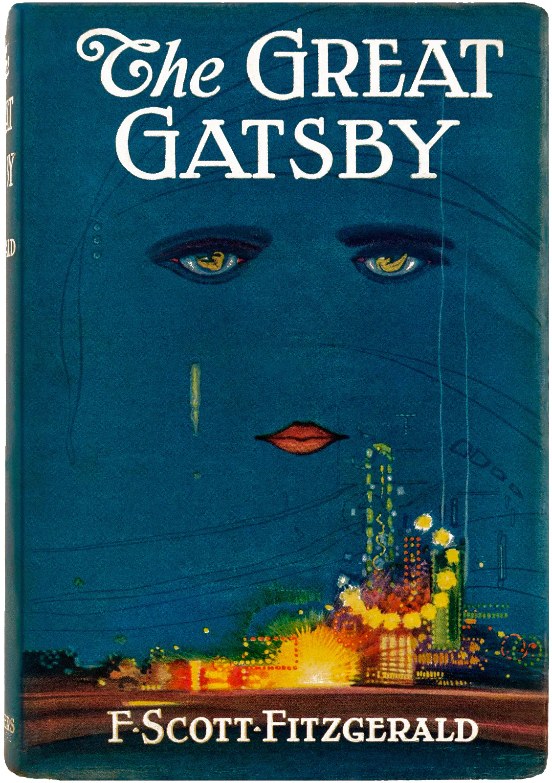 The cover of the book The Great Gatsby