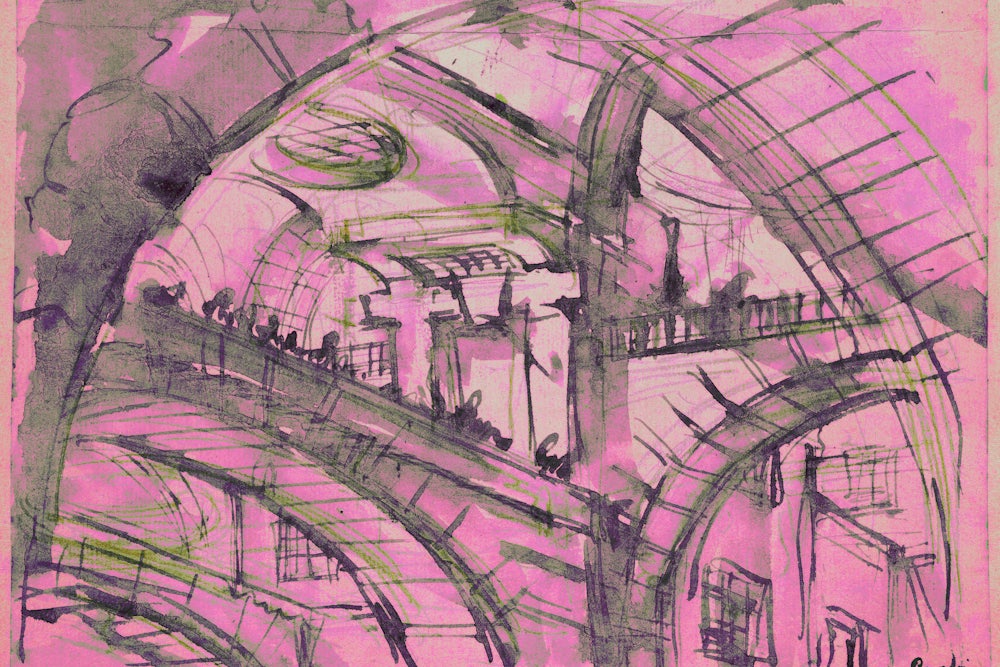 "Drawing of an Imaginary Prison" by Giovanni Battista Piranesi