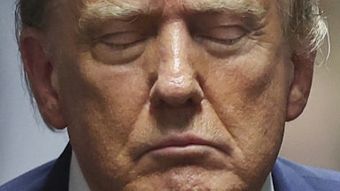 Donald Trump asleep