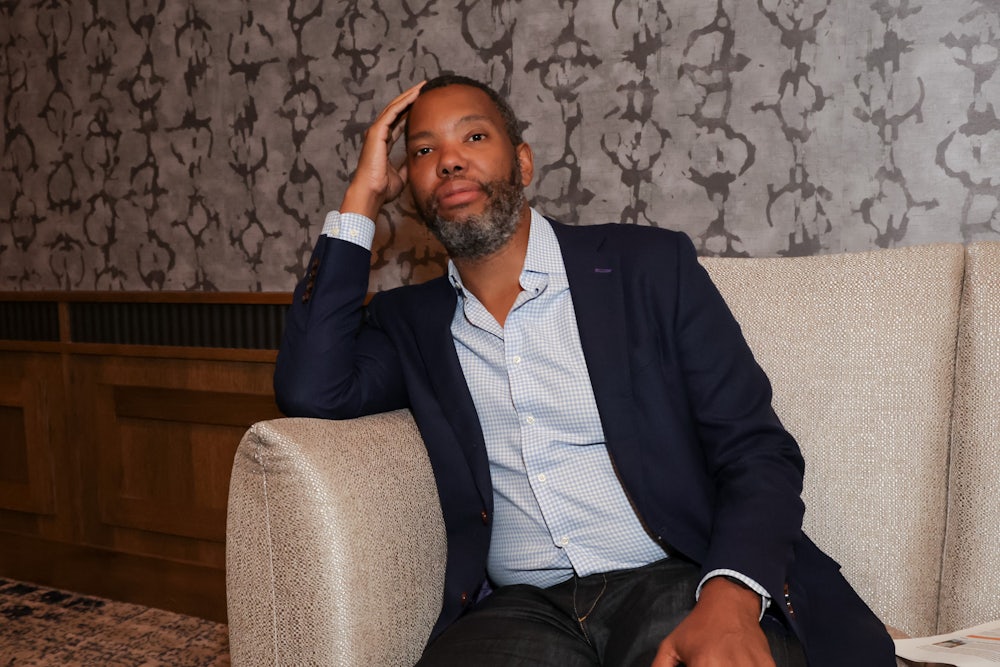 The author Ta-Nehisi Coates at the Alight Align Arise conference in Atlanta, Georgia, June 2023