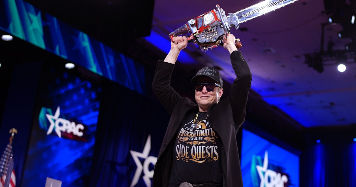 Elon Musk’s Cringey Chainsaw Act Exposes a Deep Ignorance Fueling DOGE