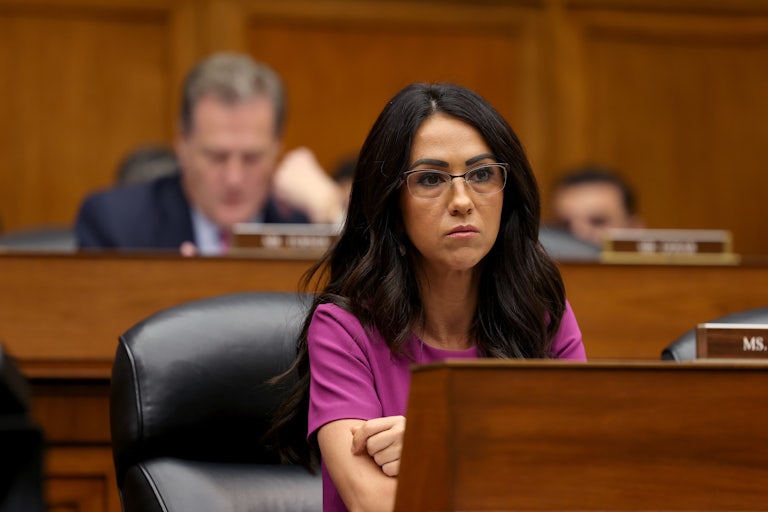 Lauren Boebert in a congressional hearing.