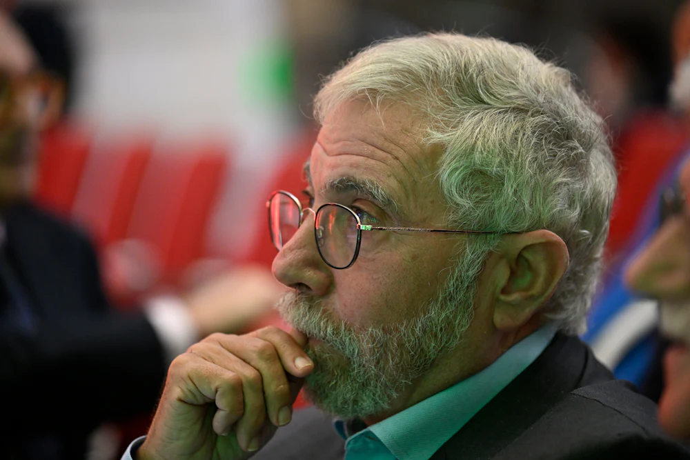 Paul Krugman at a conference